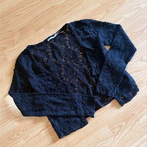 Black lace cardigan urban outfitters size small